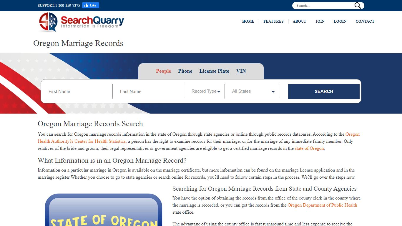 Free Oregon Marriage Records | Enter a Name to View Marriage Records